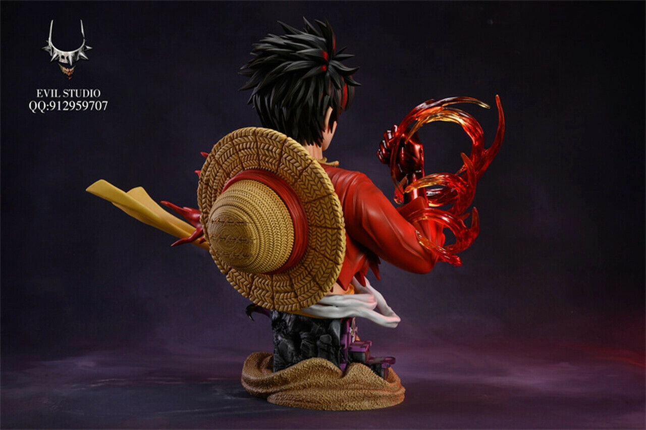 One Piece - Monkey D. Luffy | 1:1 Resin Lifesize Bust | von Evil Studio