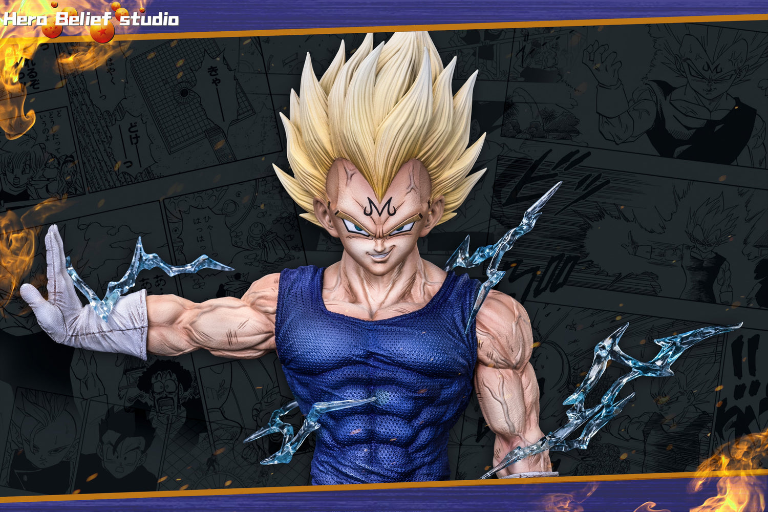 Dragon Ball - Majin Vegeta | 1:4 Resin Statue | by Hero Belief Studio