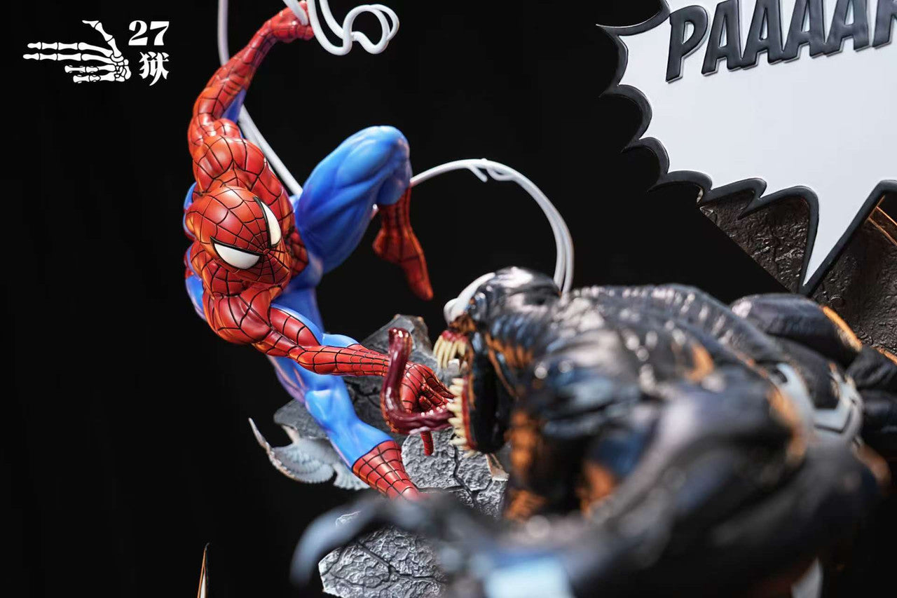 Marvel - Spider Man vs Venom | 1:4 Resin Statue | by 27abyss Studio