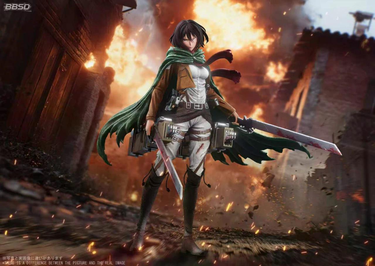 Attack on Titan - Mikasa Ackerman | 1:4 Resin Statue | by BBSD Studio