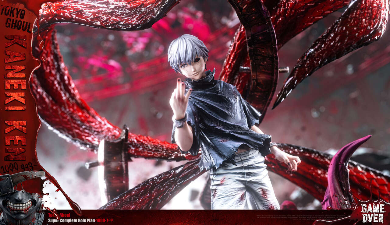 Tokyo Ghoul - Ken Kaneki | 1:6 Resin Statue | by Game Over Studio