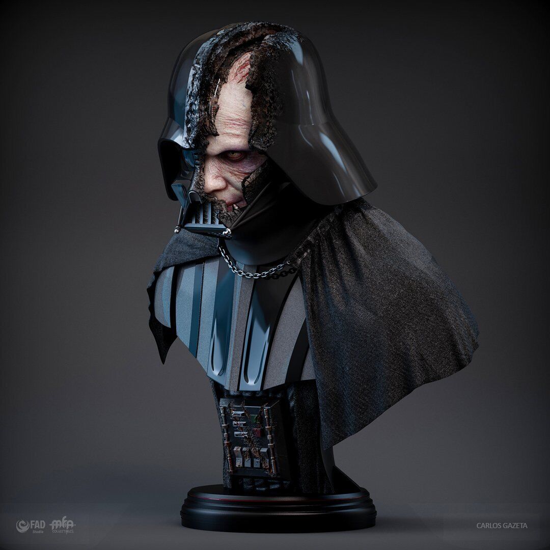 Star Wars - Battle Damaged Darth Vader | 1:1 Resin Bust | von MFA Collectibles