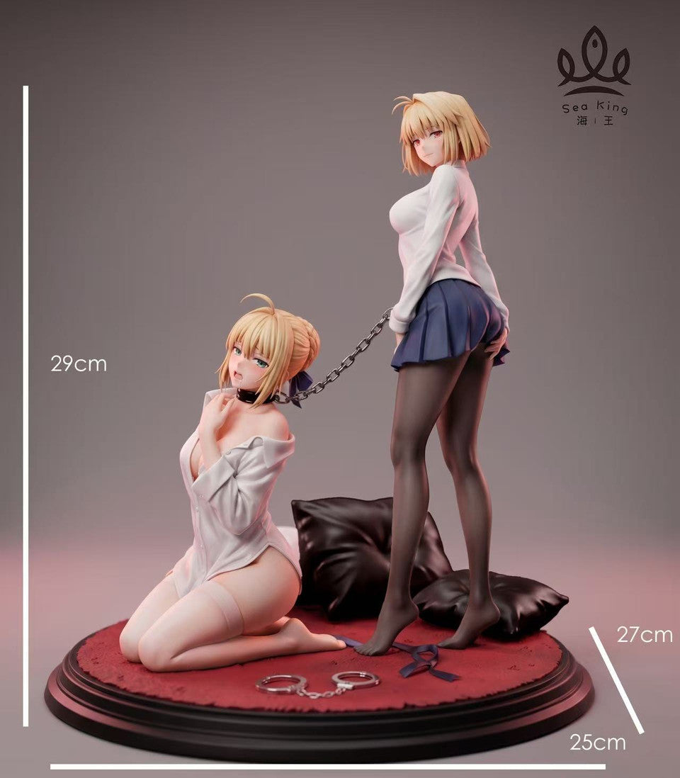 Fate/stay night - Saber & Arcueid | 1:6 Resin Statue | by Sea King Studio