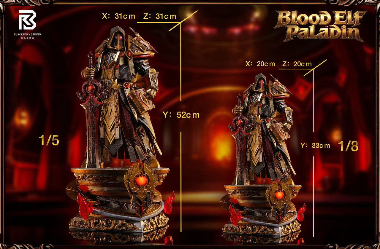 Warcraft - Blood Elf Paladin T2 Judgement Armor | 1:5/1:8 Resin Statue | by BR Studio