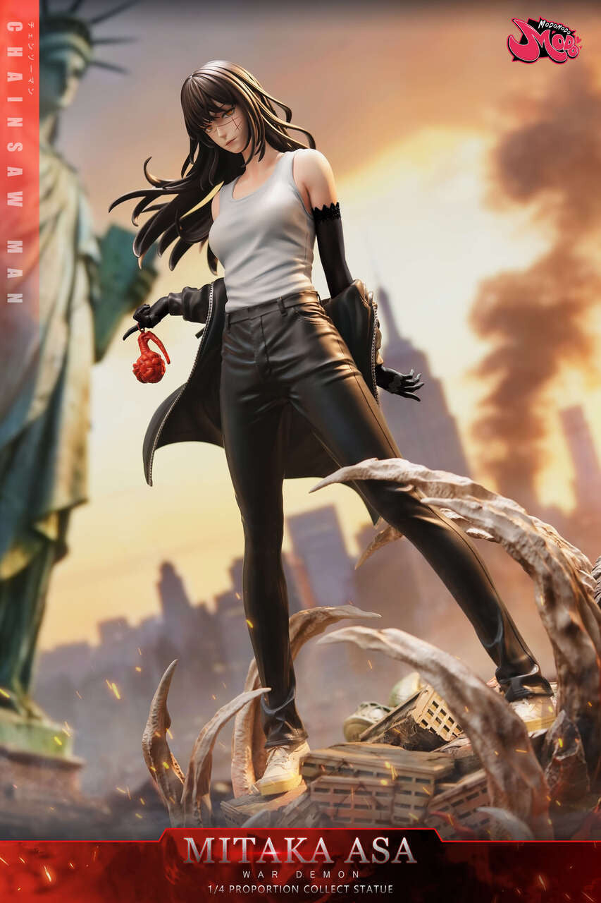 Chainsaw Man - Mitaka Asa & Yoru | 1:4 Resin Statue | by Modomodo Studio