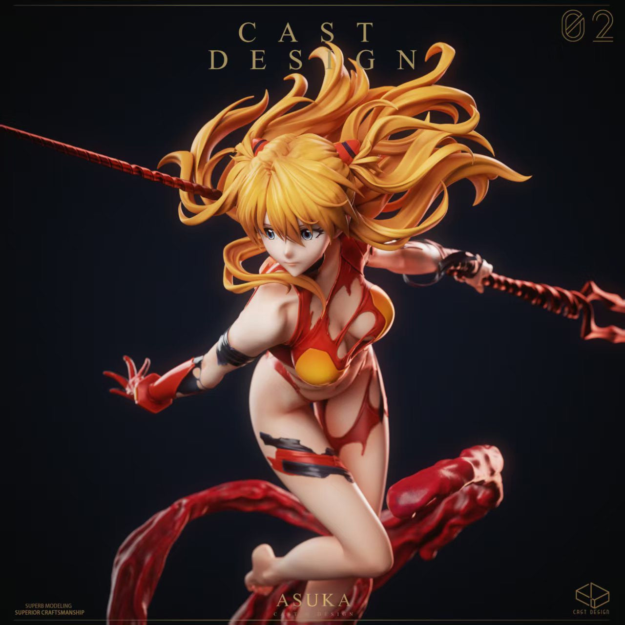 Neon Genesis Evangelion - Asuka | 1:4 Resin Statue | by Cast Design