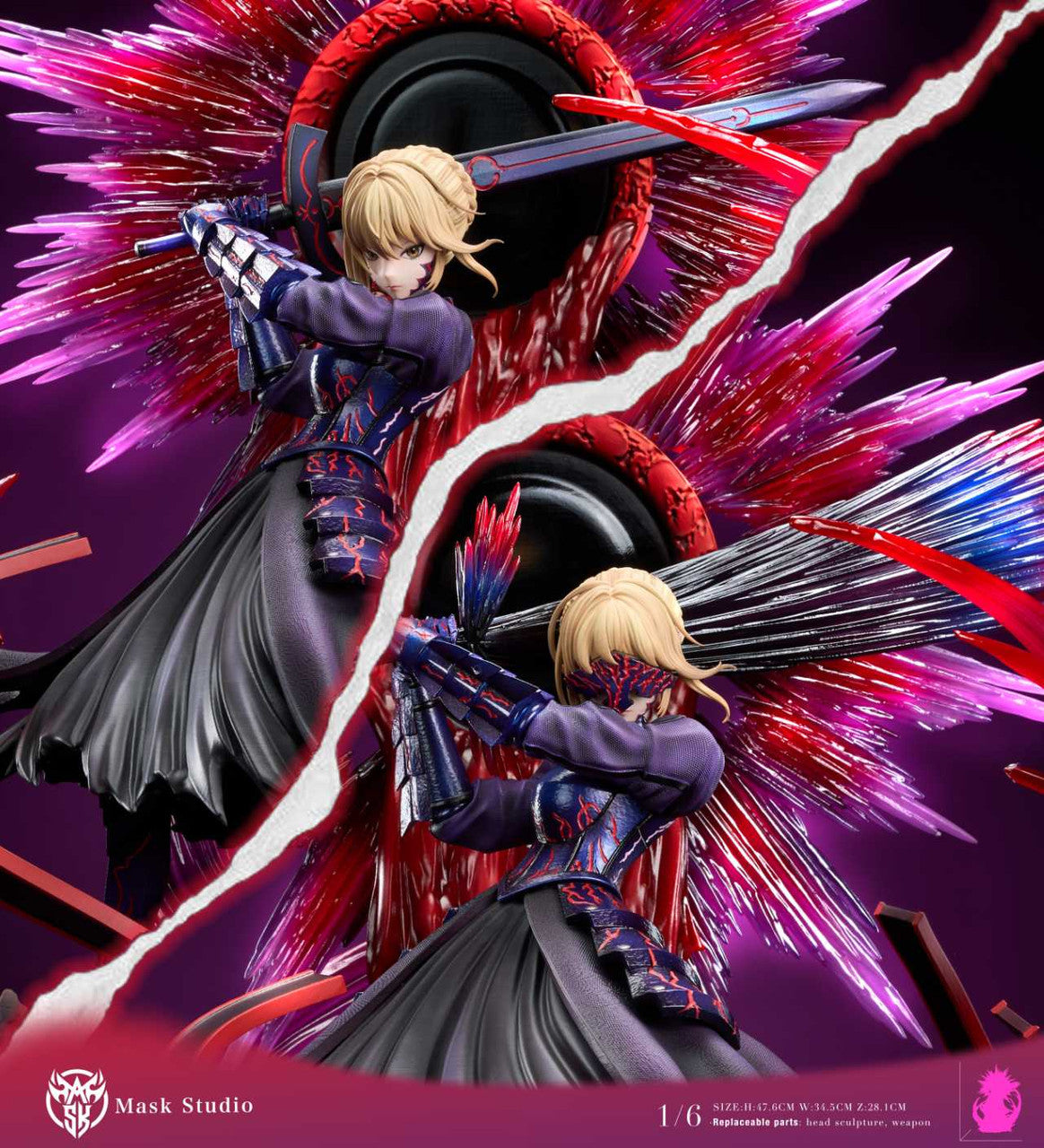 その他 FATE BLACK SABER Fate/stay night - Black Saber | 1:6 Resin Statue | by Mask Studio