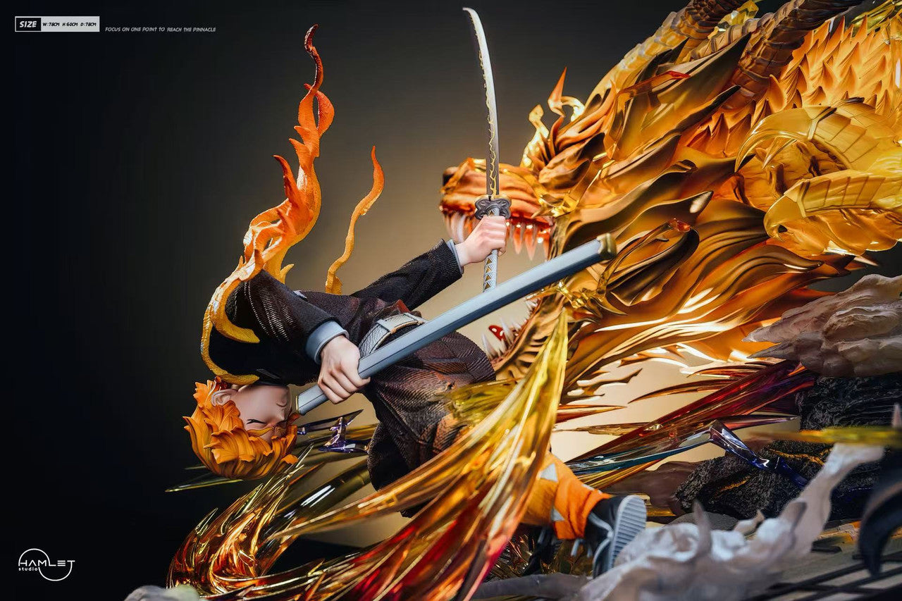 Demon Slayer - Flaming Thunder God Zenitsu Agatsuma | 1:5 Resin Statue | by Hamlet Studio