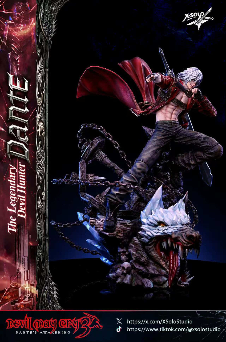 Devil May Cry - Dante | Resin Statue | by X-Solo Studio
