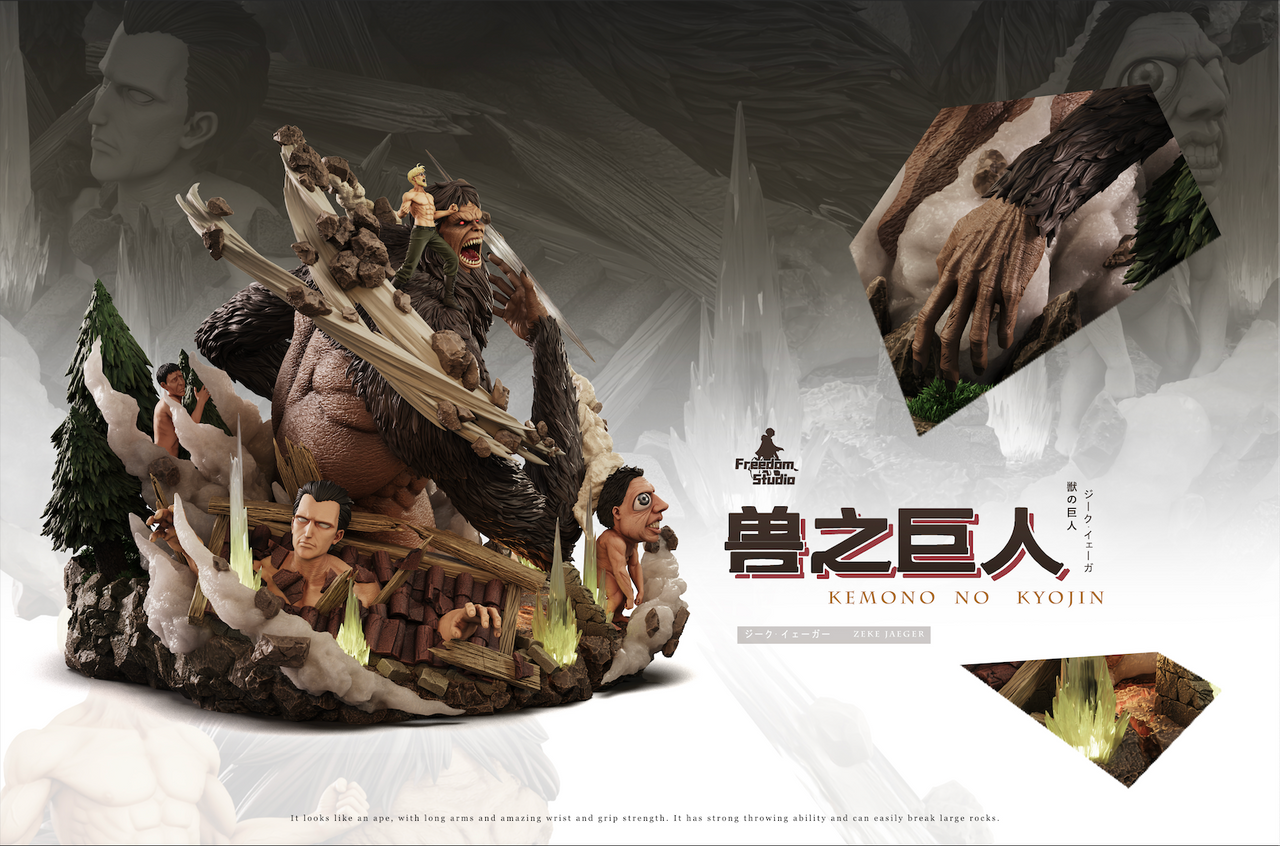 Attack on Titan - Zeke Yeager | Resin Statue | by Freedom Studio