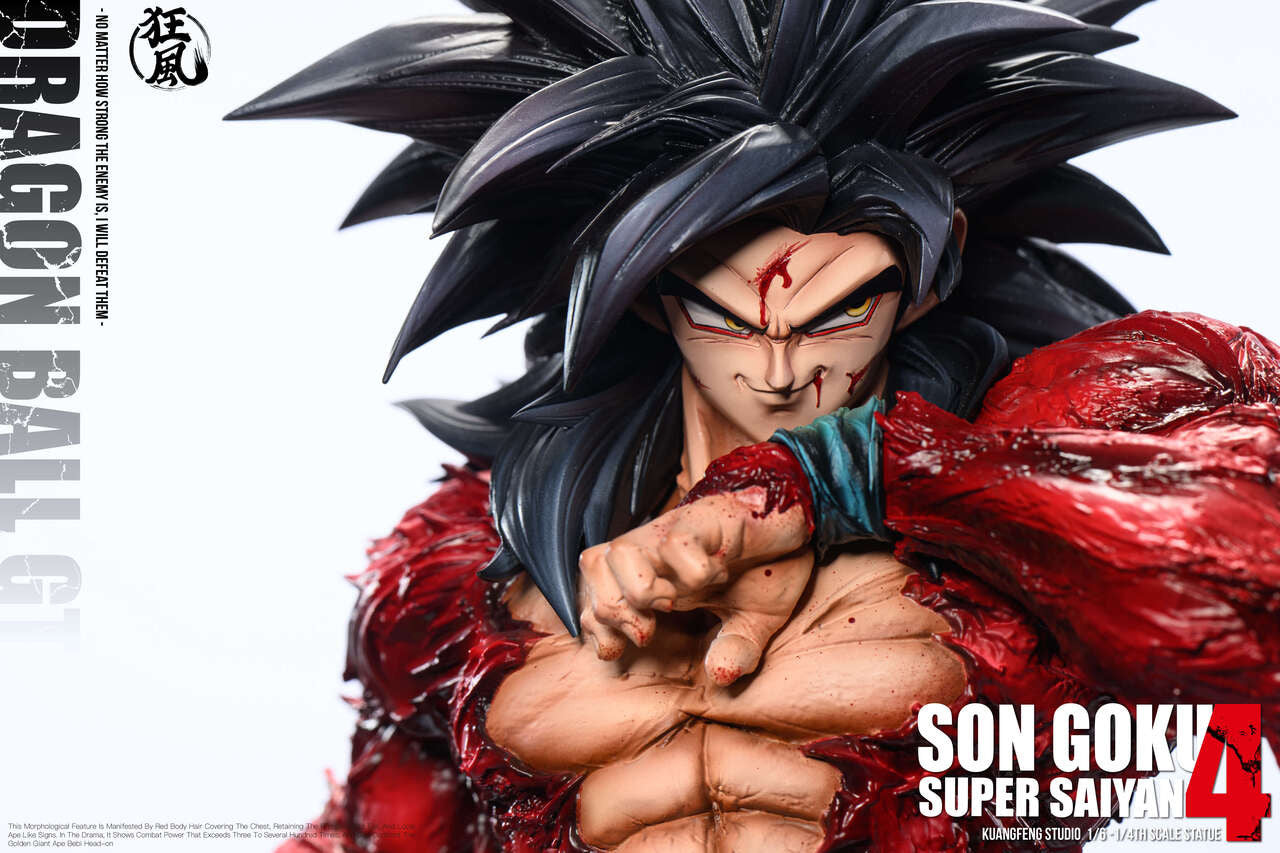 Dragon Ball - SS4 & SS5 Goku | 1:6/1:4 Resin Statue | by Kuang Feng Studio