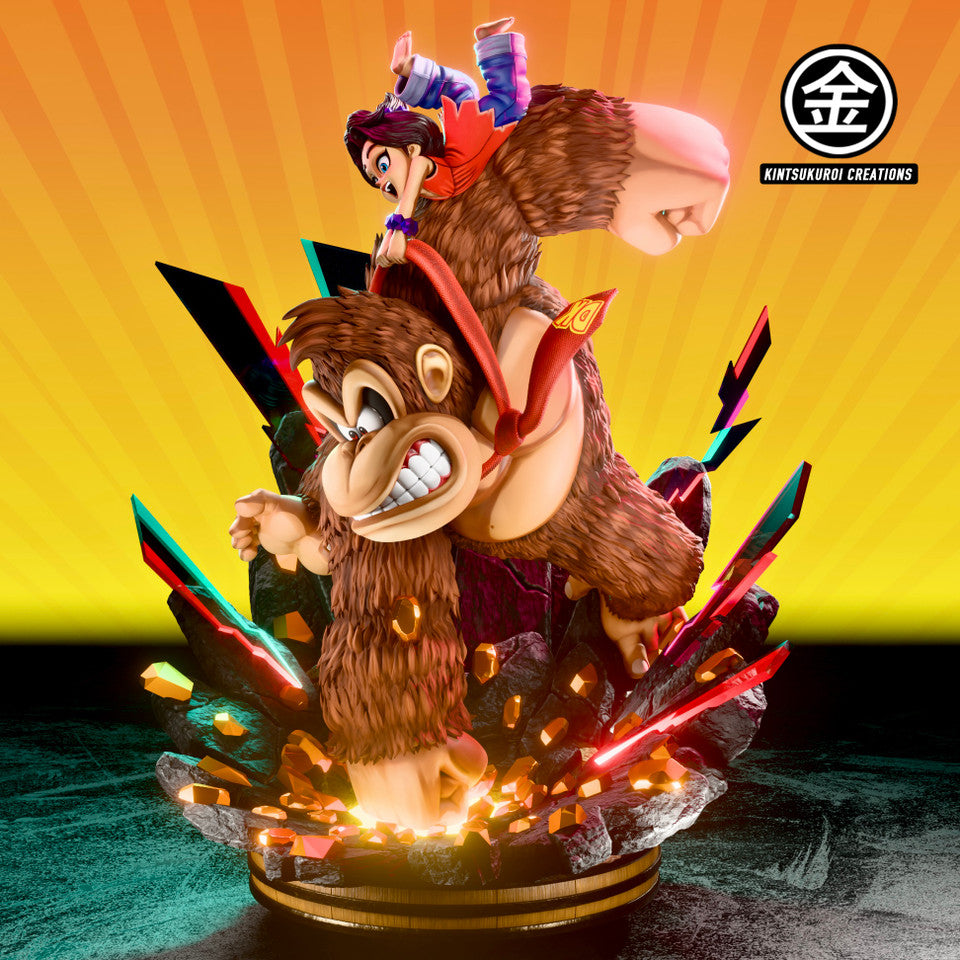 Donkey Kong - Banana Diorama | 1:4 Resin Statue | by Kintsukuroi Creations