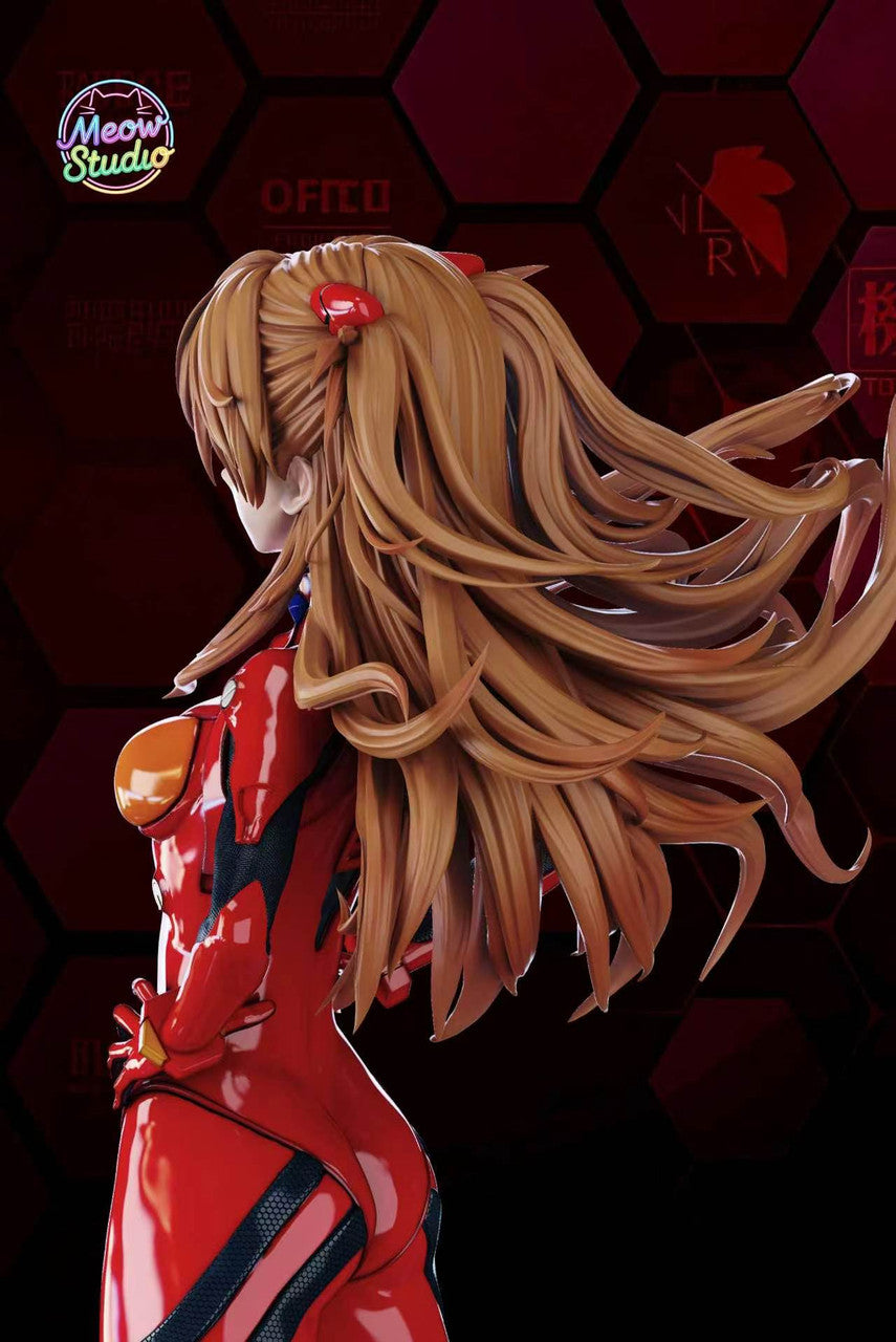 Neon Genesis Evangelion - Asuka combat suit | 1:4/1:1 Resin Statue | by Meow Studio