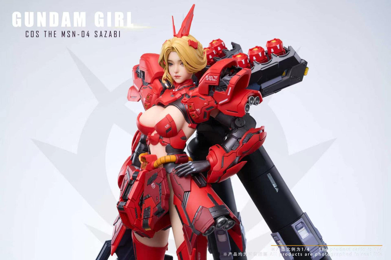 Mobile Suit Gundam - Gundam Girl MSN-04 Sazabi | Resin Statue | by Max Milk Studio