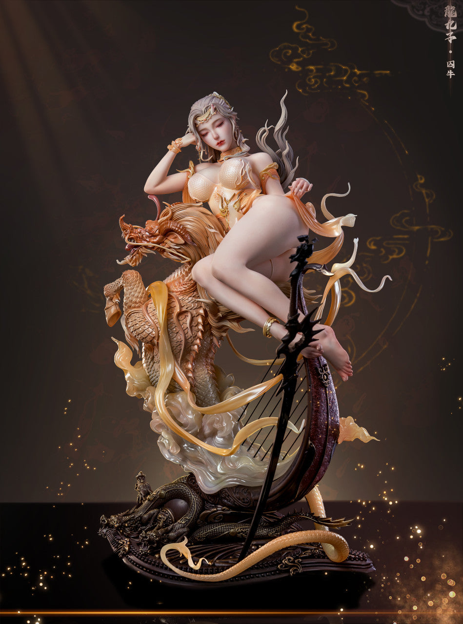 Chinese Mythology - Qiu Niu (Dragon Ninth Son) | 1:4 Resin Statue | by Gu Dao Studio