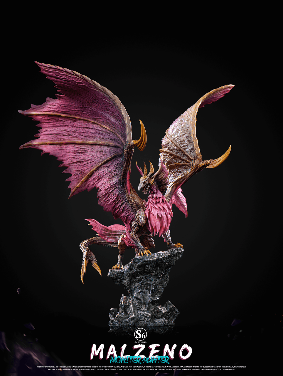 Monster Hunter - Malzeno | Resin Statue | by S6 Studio