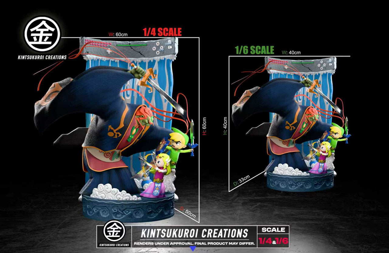 The Legend of Zelda - Wind Waker Final Battle Diorama | 1:6/1:4 Resin Statue | by Kistsukuroi Creations