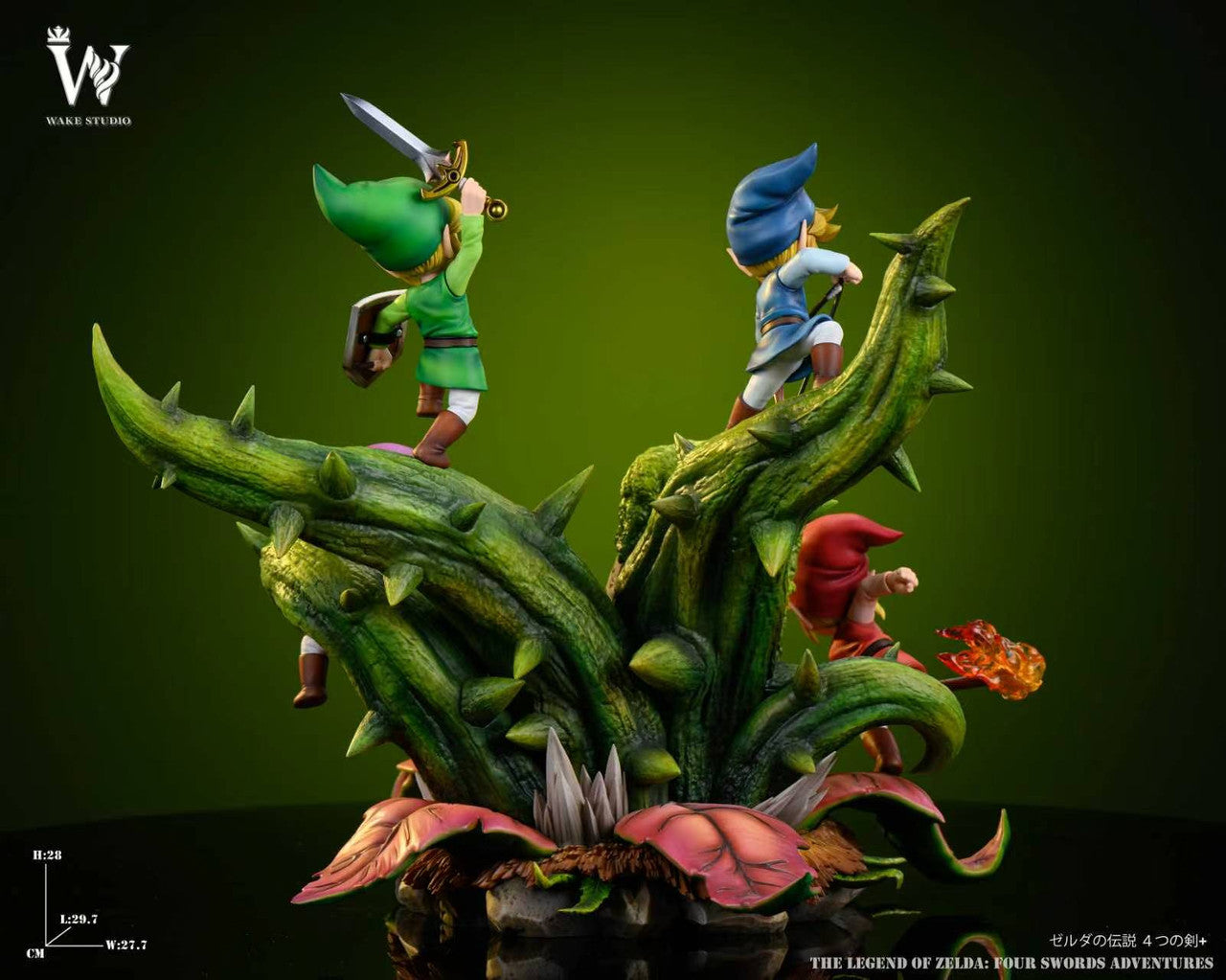 Legend of Zelda - Four Swords Adventures Link | Resin Statue | by Wake Studio