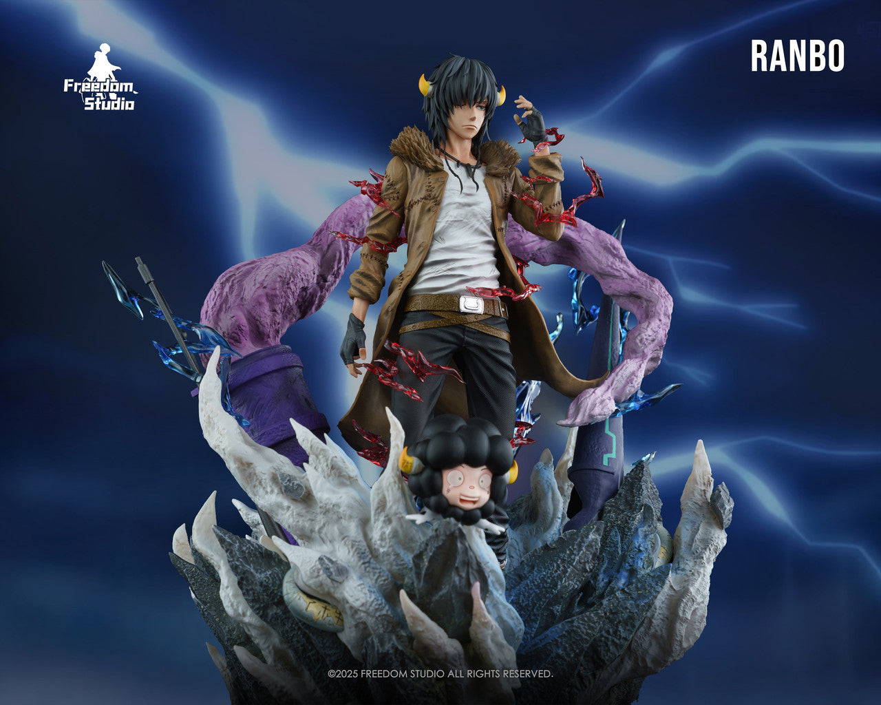 Katekyo Hitman Reborn! - Ranbo | Statue en résine | par Freedom