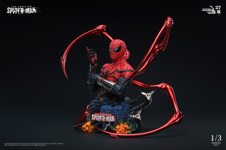 Marvel Comics - Superior Spider Man bust | Resin Statue | by 27abyss Studio