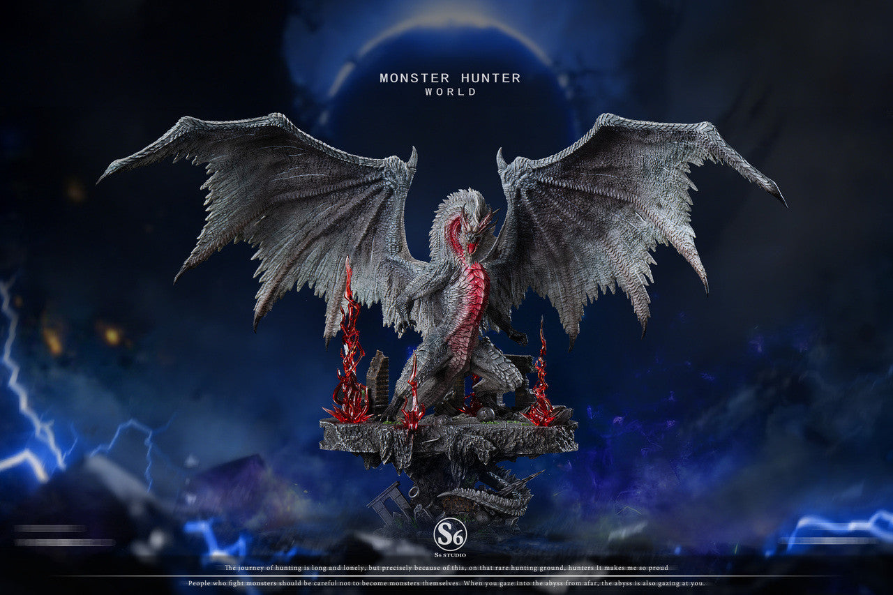 Monster Hunter - White Fatalis | Resin Statue | by S6 Studio