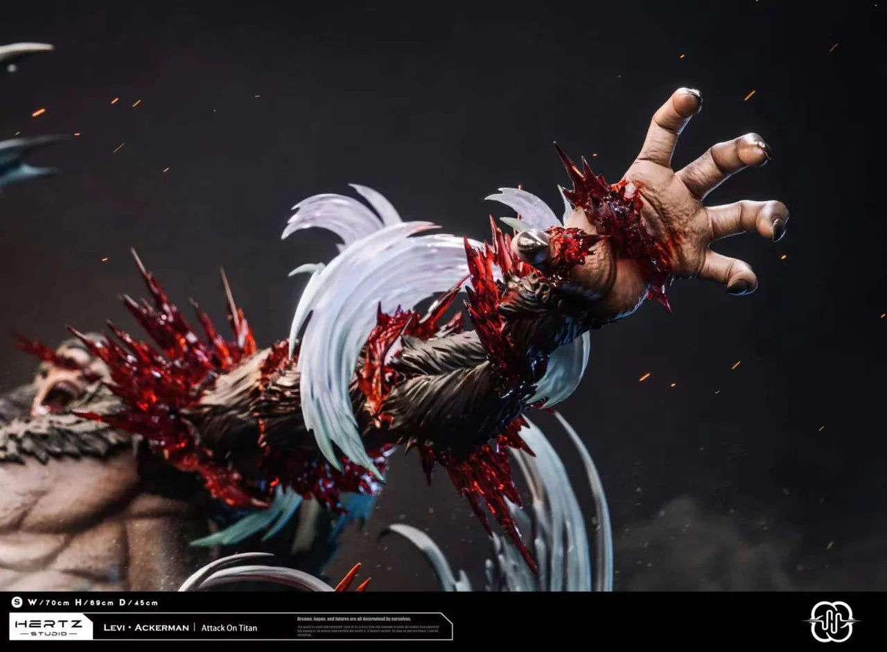 Attack on Titan - Levi vs. Beast Titan | 1:6 Resin Statue | von Hertz Studio