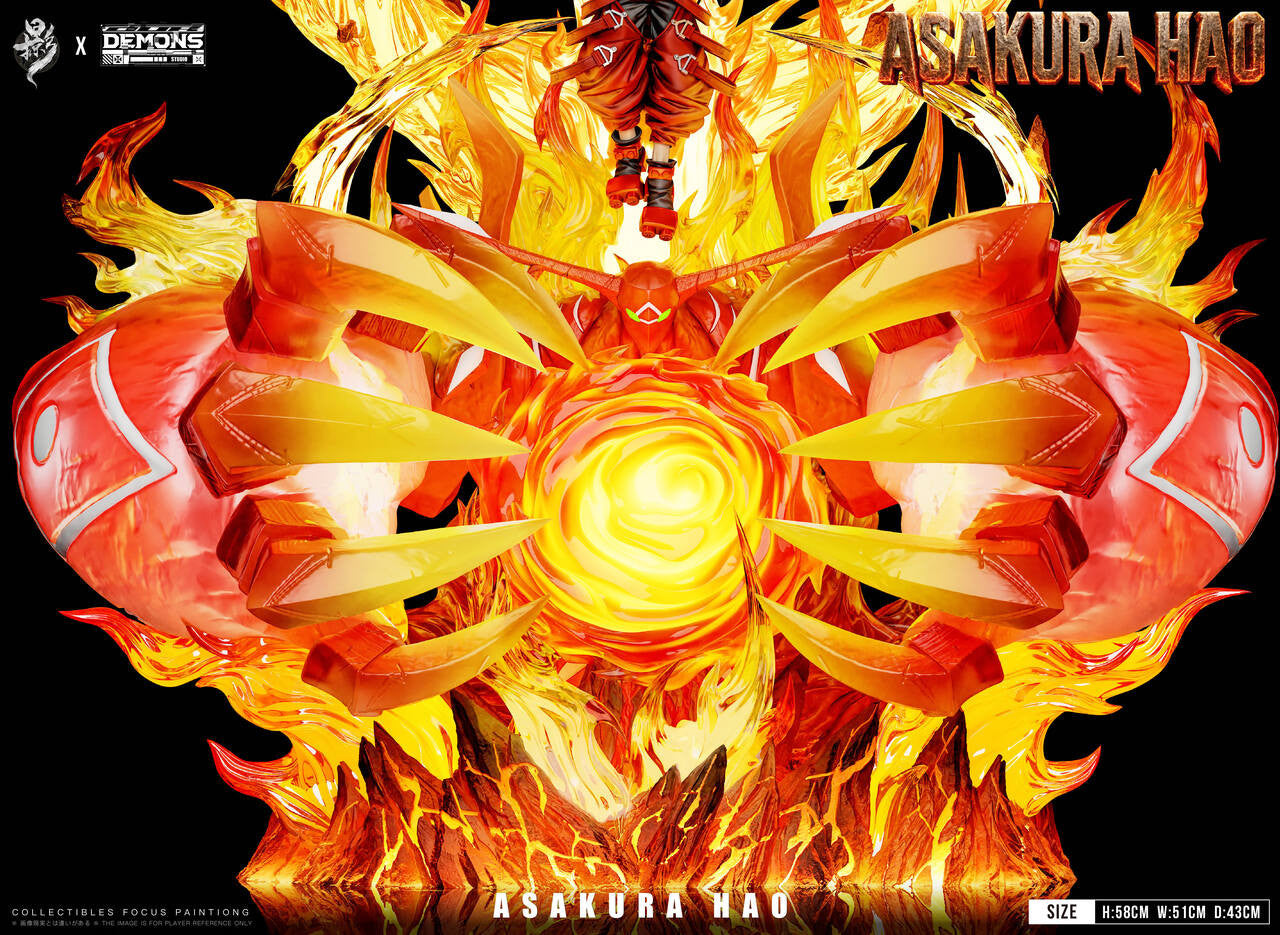 Shaman King - Asakura Hao | Resin Statue | by LueYing × Demons Studio