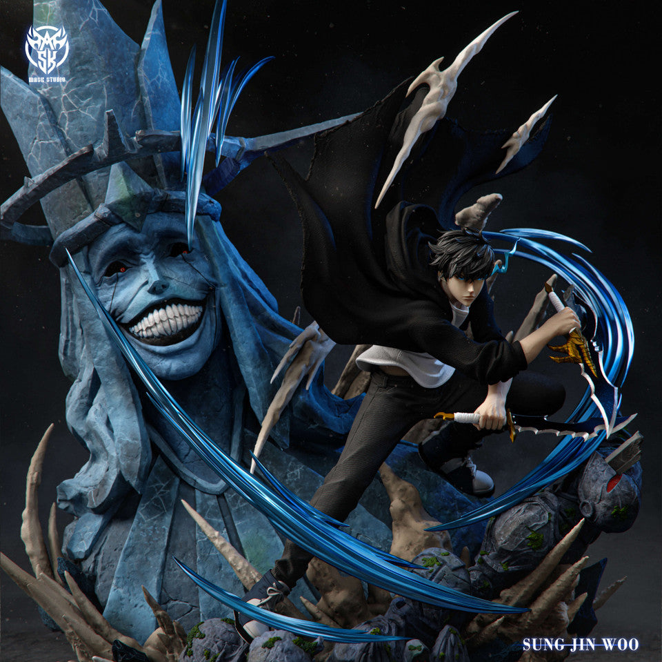 Solo Leveling - Sung Jin-woo vs Divine Statue Boss | 1:6/1:4 Resin