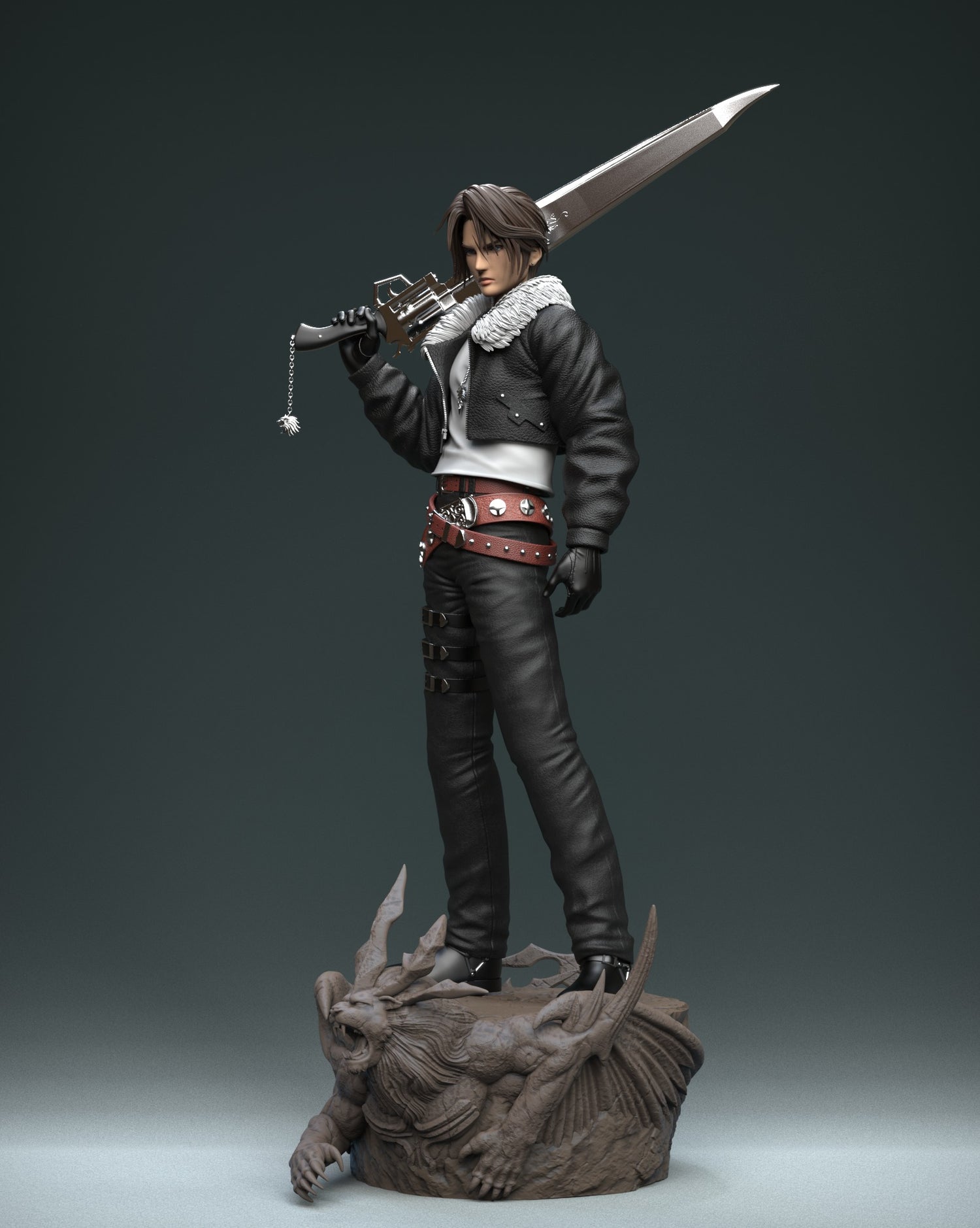 Final Fantasy - Squall | 1:4 Resin Statue | by Solar Studio