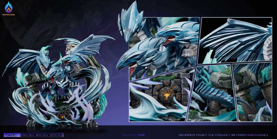 Yu-Gi-Oh! - Blue-Eyes Ultimate Dragon | Resin Statue | by DS Studio