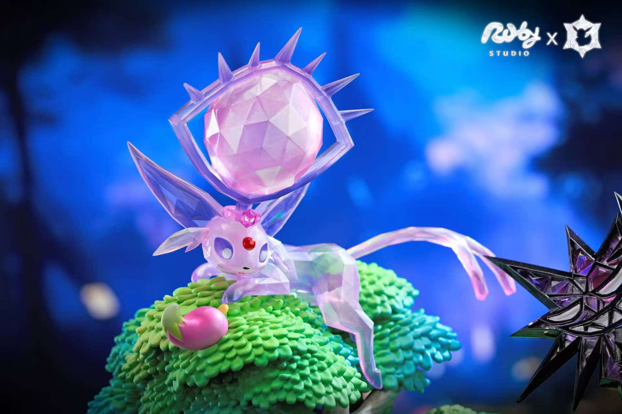 Pokemon - Espeon & Umbreon | Resin Statue | by Ruby Studio