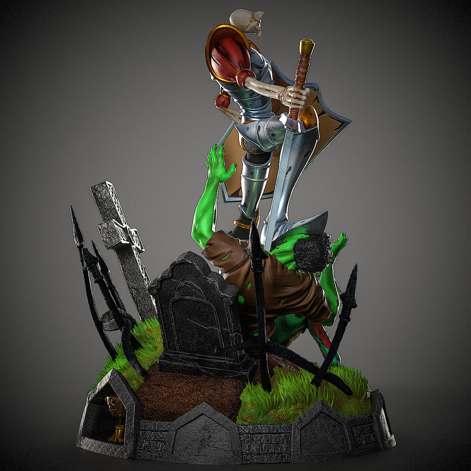 MediEvil - Medievil Diorama | 1:6 Resin Statue | by Black Swan Studio
