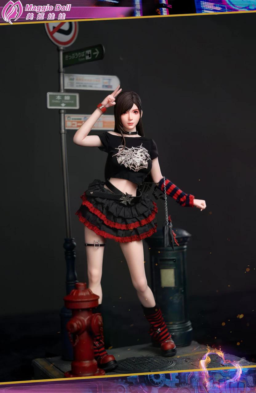 Final Fantasy - Punk Girl Tifa | 1:6 Resin Statue | by Maggie Doll Studio