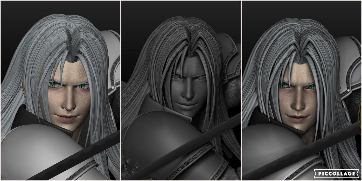 Final Fantasy - Cloud & Sephiroth | 1:4 Resin Statue | von Solar Studio