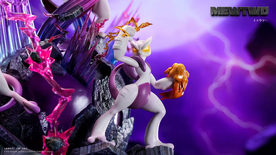 Pokemon - Mewtwo Group | 1:20 Resin Statue | by JP Studio