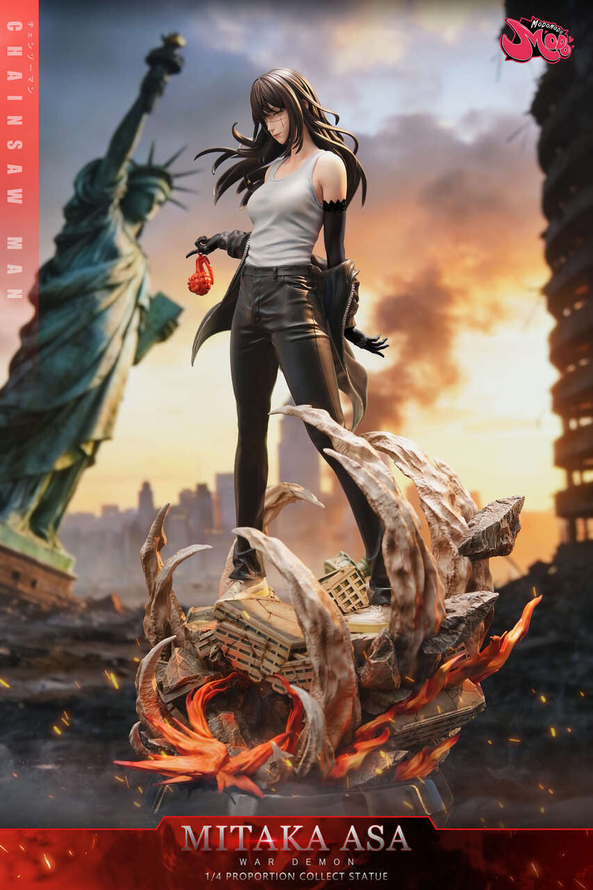 Chainsaw Man - Mitaka Asa & Yoru | 1:4 Resin Statue | by Modomodo Studio