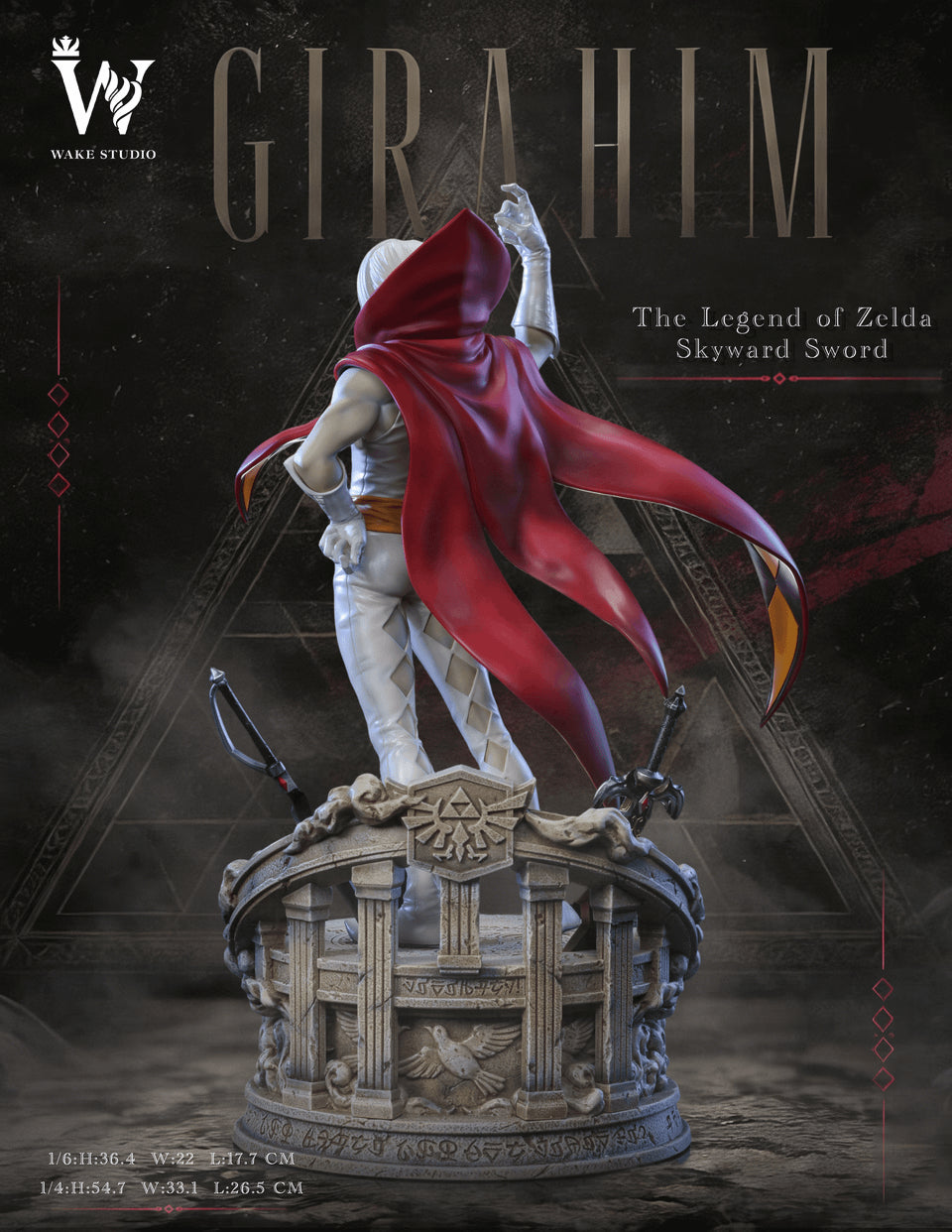 Legend of Zelda - Ghirahim | 1:6/1:4 Resin Statue | by Wake Studio