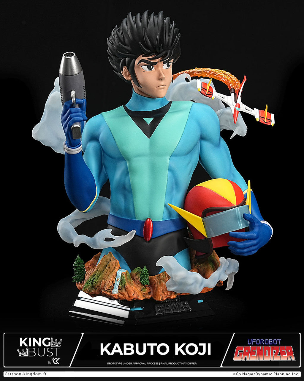 UFO Robot Grendizer - Kabuto Koji Bust | 1:4 Resin Statue | by Cartoon Kingdom Studio