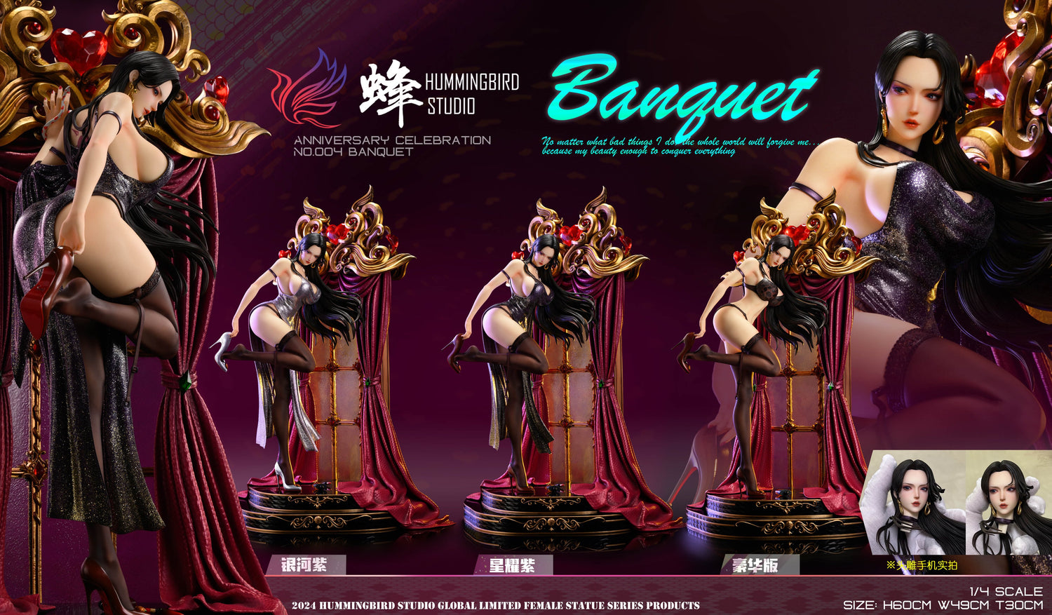 One Piece - Boa Hancock | 1:4 Resin Statue | von Hummingbird Studio