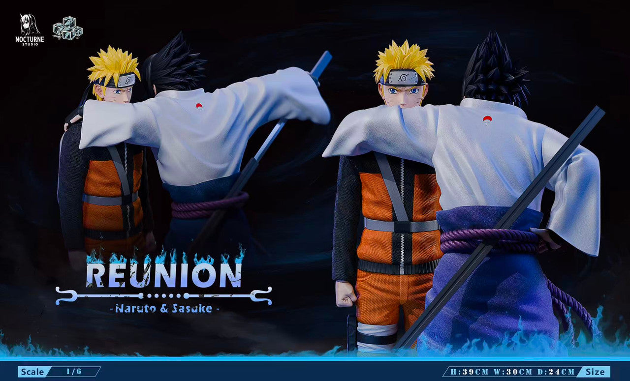 Naruto - The Reunion Naruto & Sasuke | 1:6 Resin Statue | by Nocturne Studio × ICE