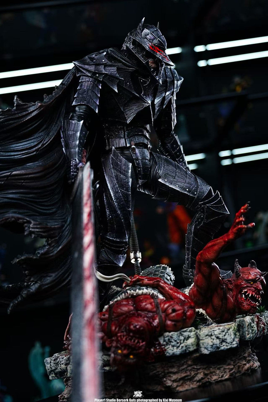 Berserk - Guts and The Berserk Armour | 1:4 Resin Statue | by Player 1 Studio Versus Series