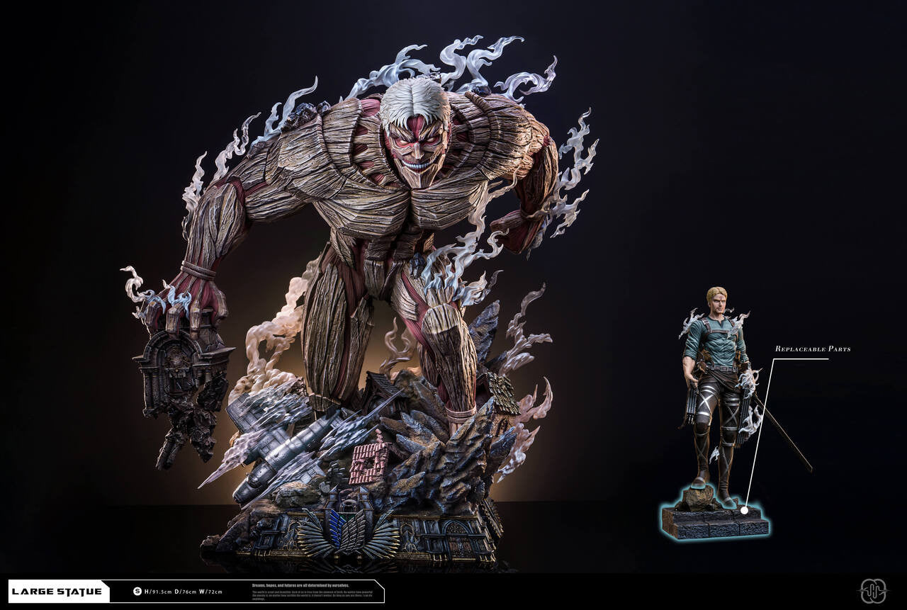 Attack on Titan - The Armored Titan & Reiner | 1:4 Resin Statue | by Hertz Studio
