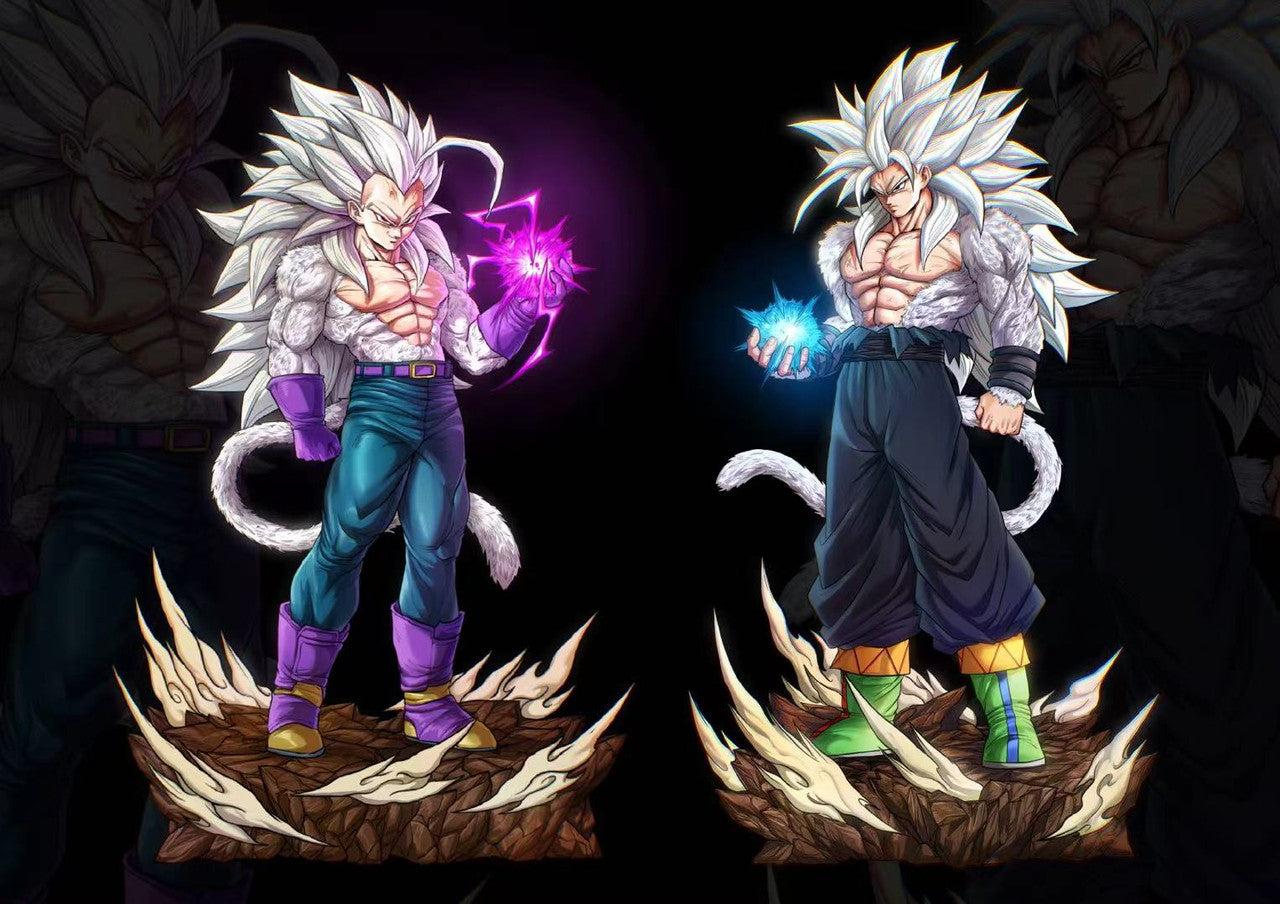 Dragon Ball - SS5 Goku & Vegeta | 1:6/1:4 Resin Statue | by JW Studio
