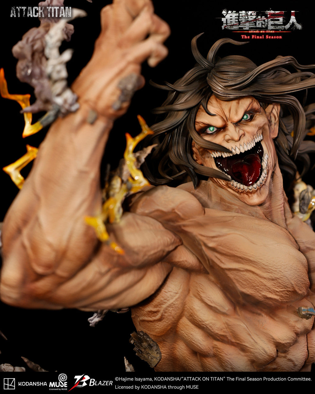 Attack on Titan - Attack on Titan Bust | Resin Statue | by Blazer Studio