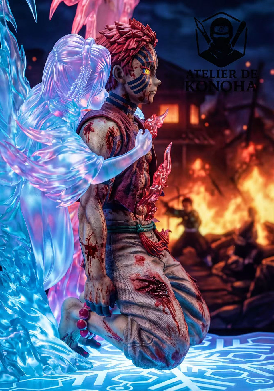 Kimetsu no Yaiba - Akaza | 1:6 Resin Statue | by Atelier de Konoha Studio