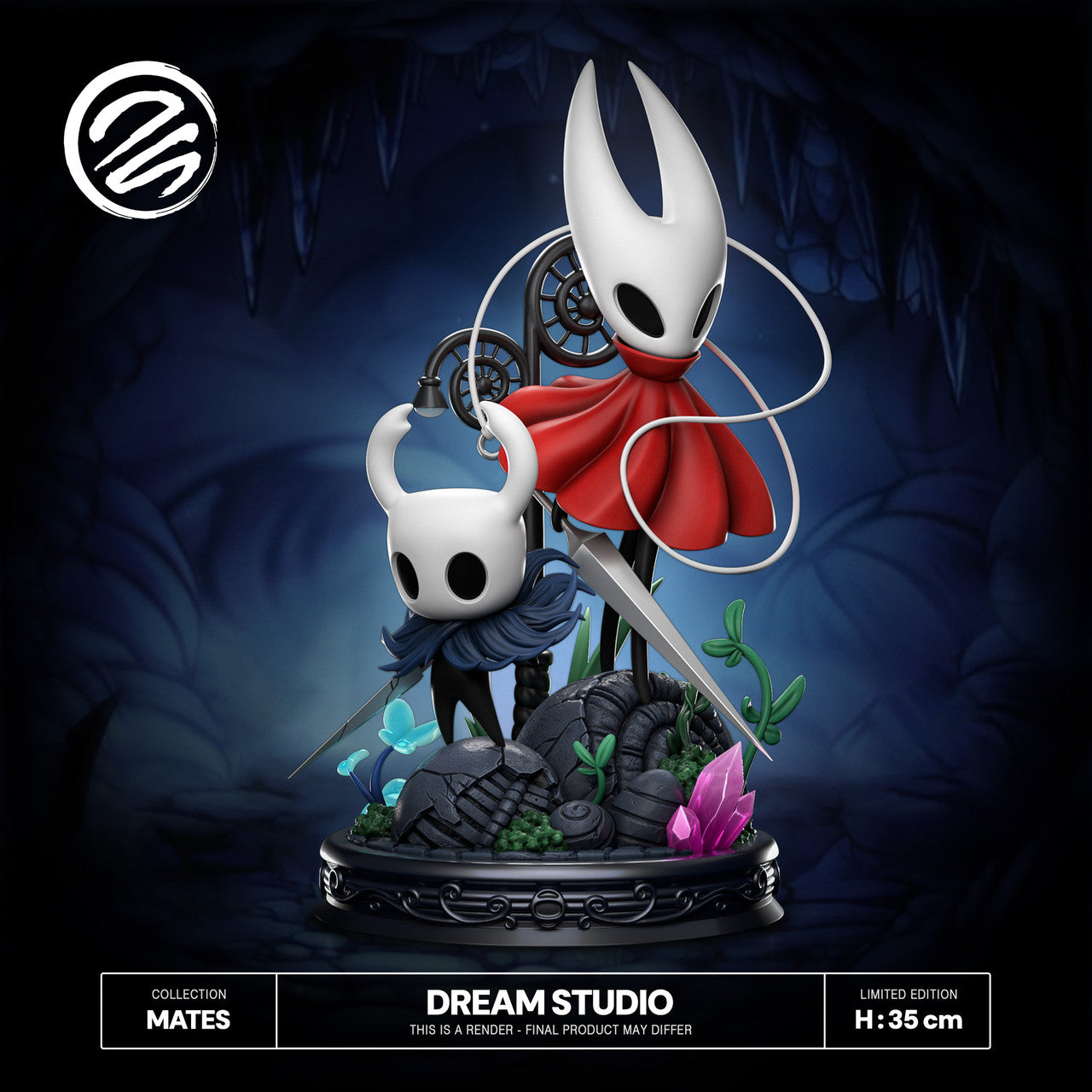 Hollow Knight - Hollow Knight and Hornet | Resin Statue | by Dream Studio