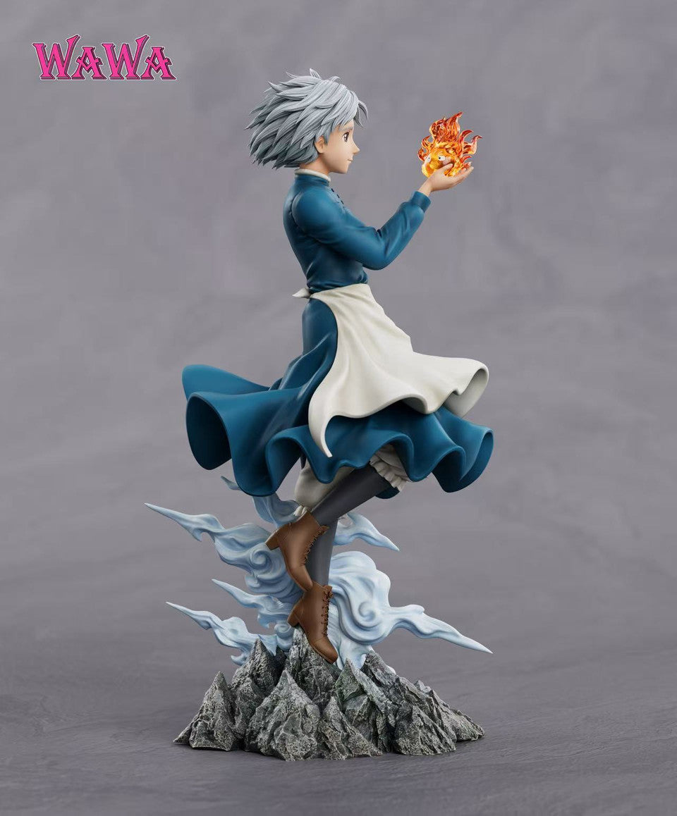 Howl’s Moving Castle - Sophie & Calcifer | Resin Statue | by WAWA Studio