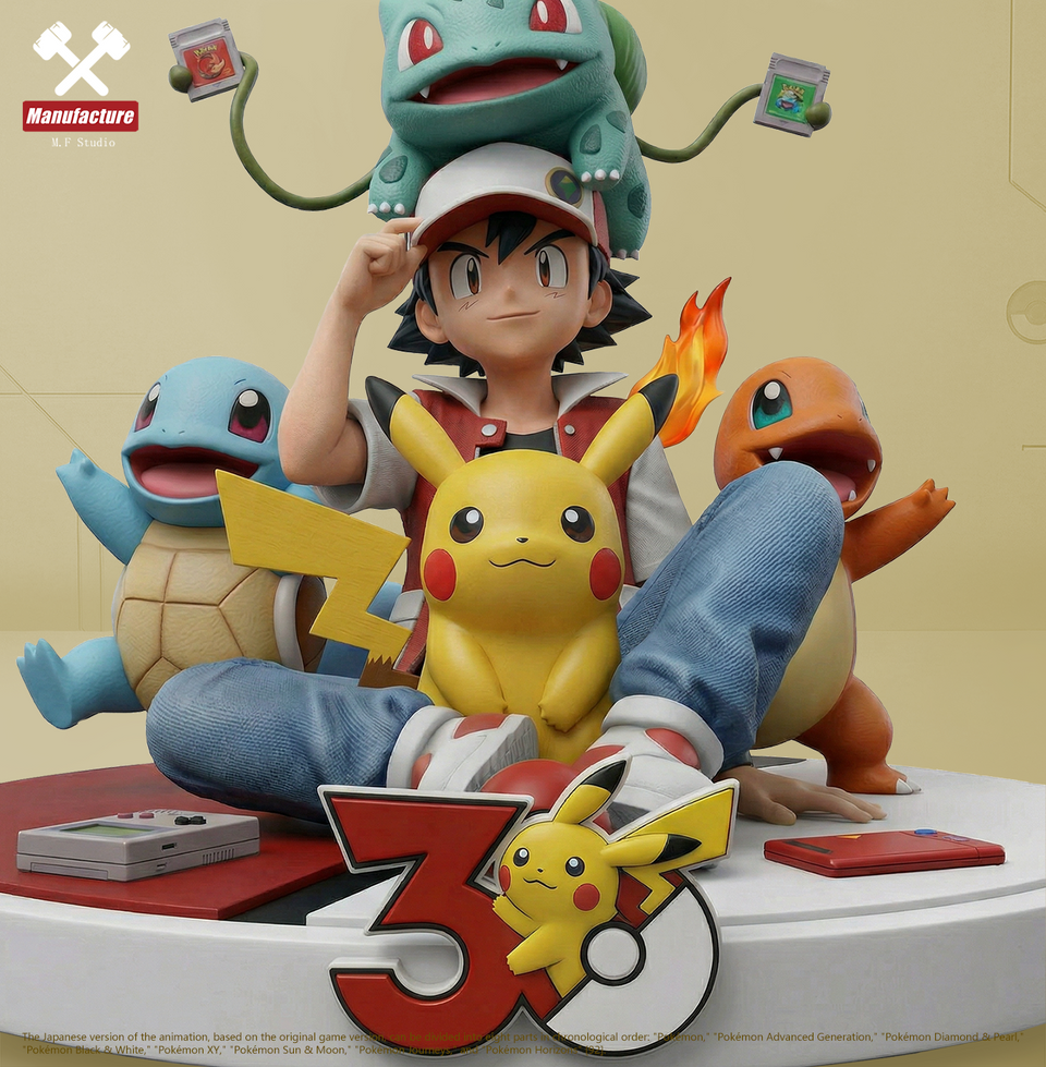 Pokémon - 30th Anniversary | 1:8 Resin Statue | by MF Studio