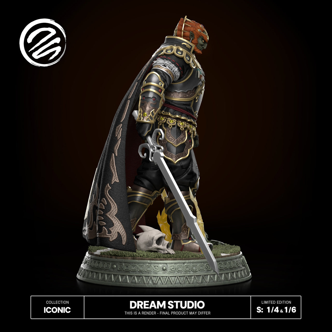 The Legend of Zelda - Ganondorf TP | 1:6/1:4 Resin Statue | by Dream Studio