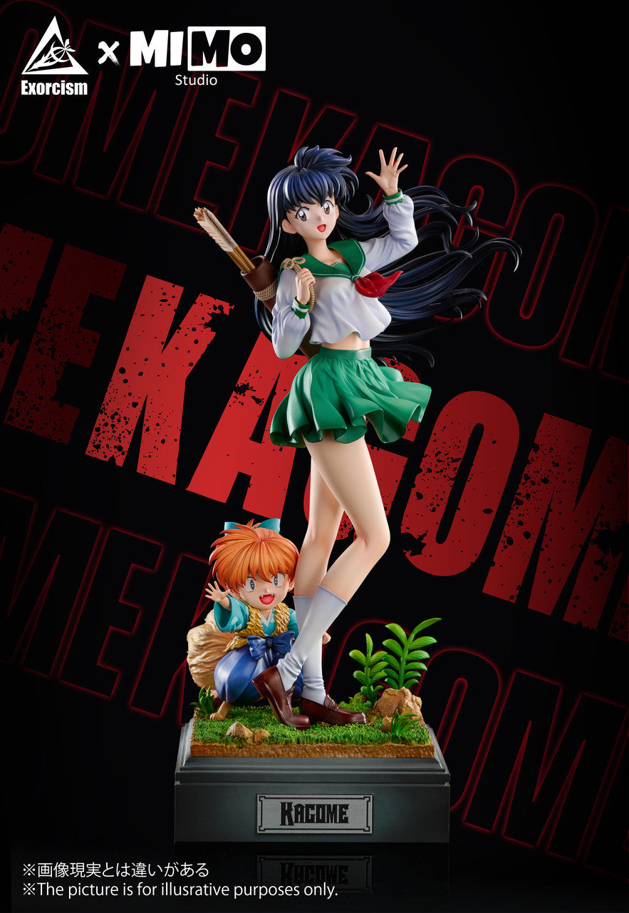 Inuyasha - Higurashi Kagome & Shippo | 1:6 Resin Statue | by Exorcism & Mimo Studio
